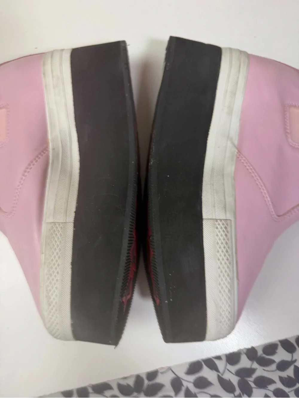 IIJIN Pink Super Chunky Platform Slip-On Sneakers/Boots 9.5-10. *FLAWS/READ*